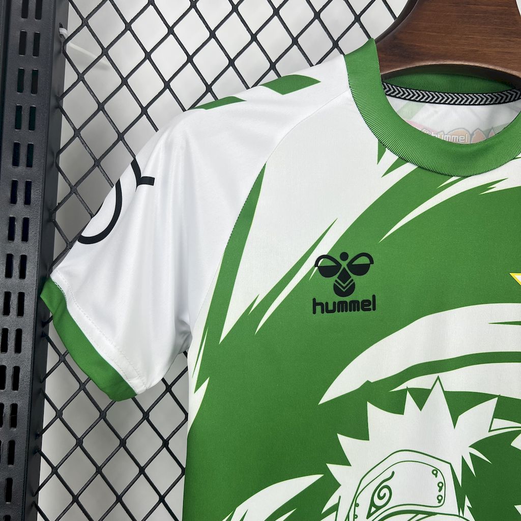 Real Betis 2025/26 Hummel x Limited - edition Naruto Kids Kit - FutStore