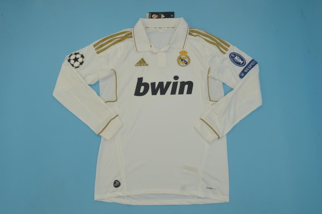 Real Madrid 11/12 I home Jersey - Long Sleeve Retro Version - FutStore