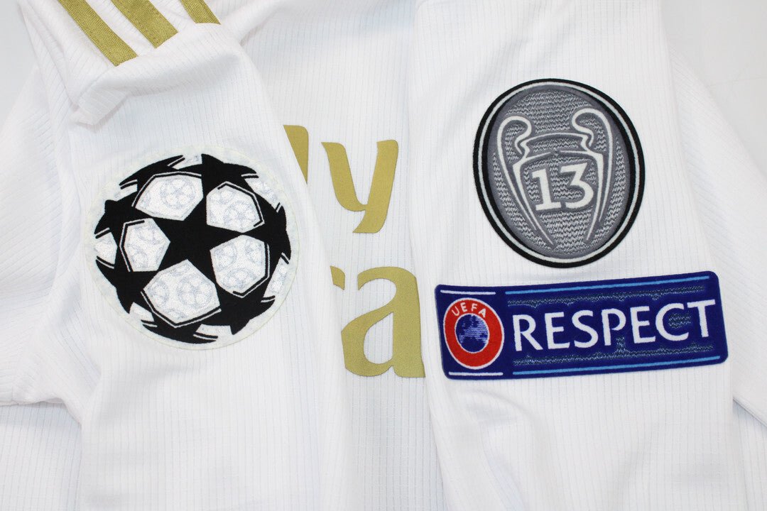 Real Madrid 2019/20 Jersey Long Sleeve Retro - Patch Champions - FutStore