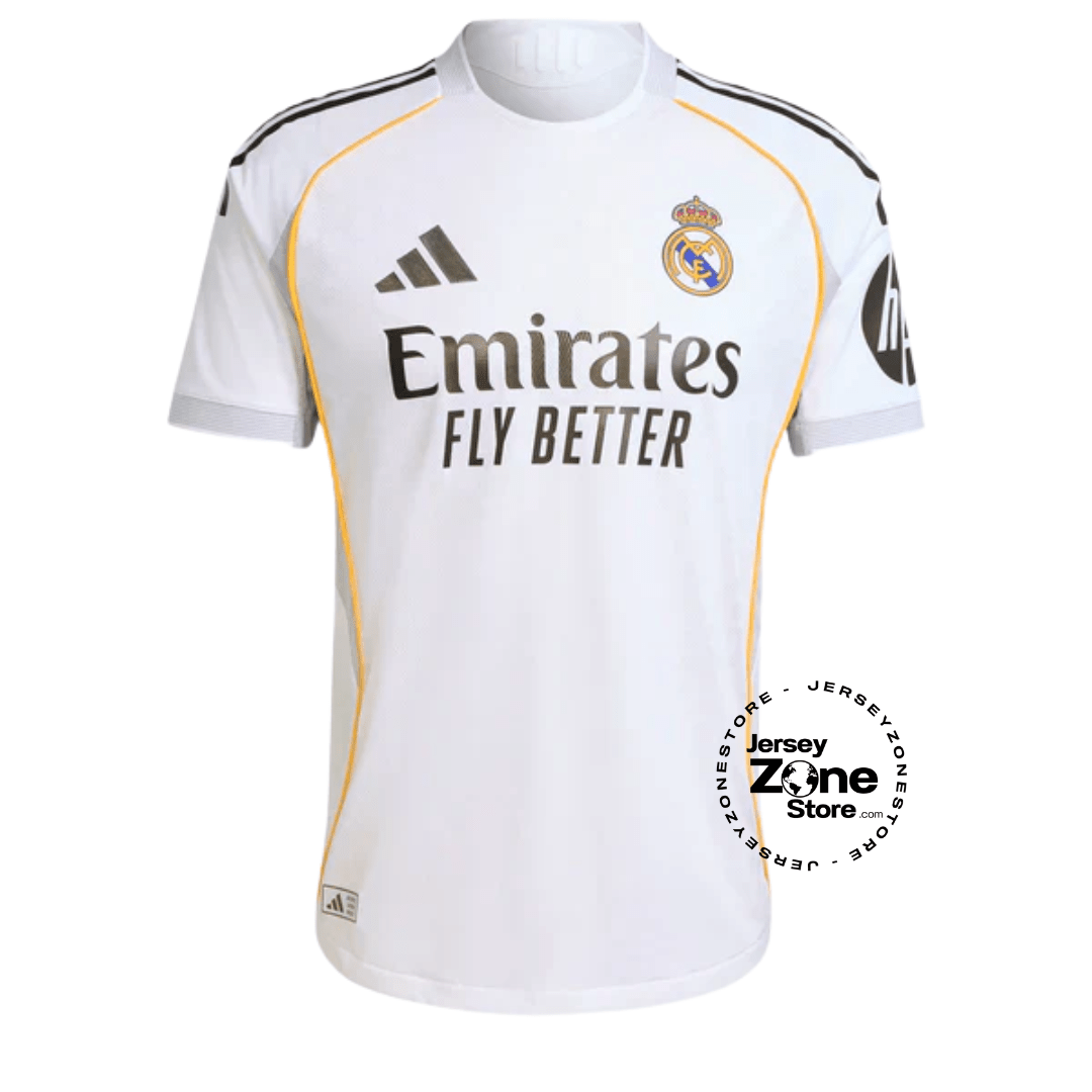 Real Madrid 25/26 I Home Jersey - Player Authentic Player [Slim Fit] Player [Slim Fit] Player [Slim Fit] Version - Slim Fit - FutStore