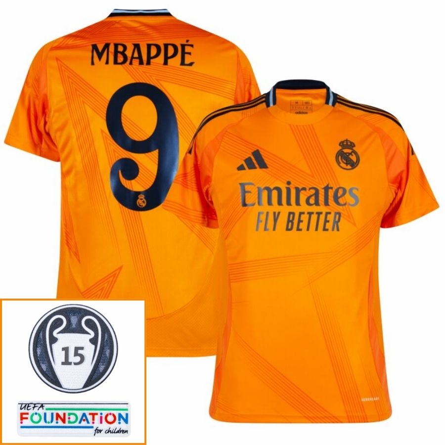 Real Madrid Away Fan Jersey 2024/25 Patches UCL UEFA Foundation (Official Printing) - FutStore