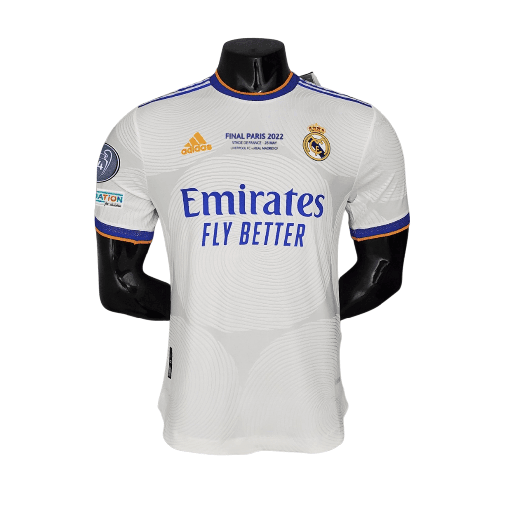 Real Madrid Home Authentic Player [Slim Fit] Player [Slim Fit] Player [Slim Fit] Player 2021/22 FIFA WCC Patch UCL UEFA Foundation Patches - Slim Fit - FutStore