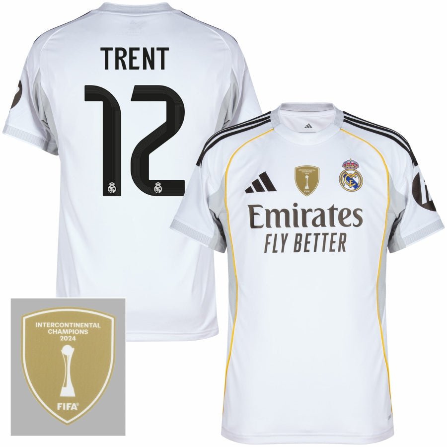 Real Madrid Home Bellingham 5 Fan Jersey 2025/26 FIFA Intercontinental Champions Patch - FutStore
