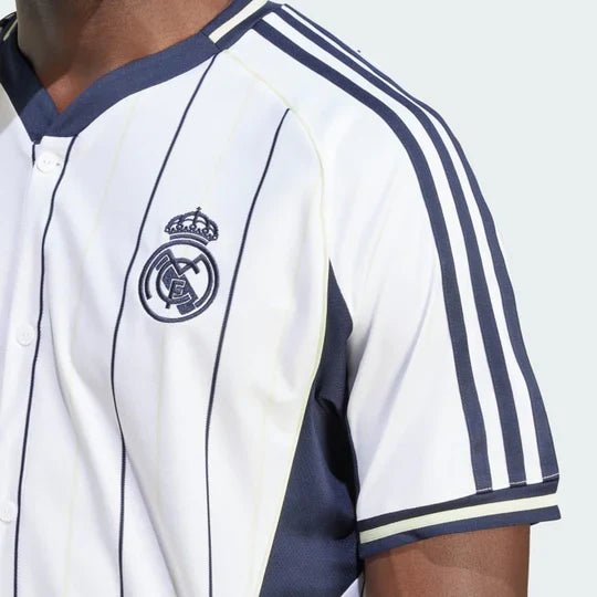 Real Madrid Home Jersey 2025/26 - Version Baseball US Pack [Slim Fit] - FutStore