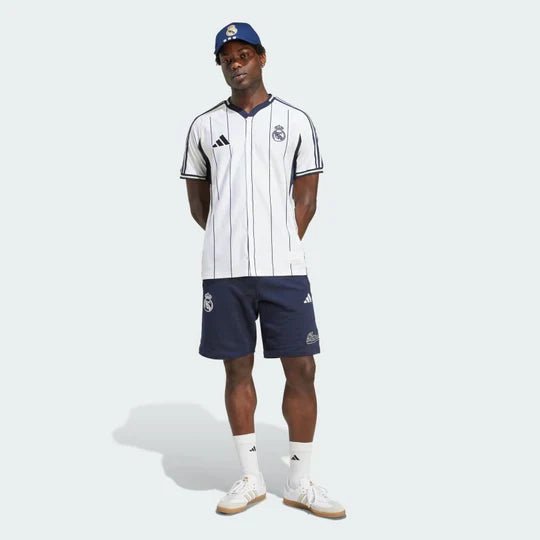 Real Madrid Home Jersey 2025/26 - Version Baseball US Pack [Slim Fit] - FutStore