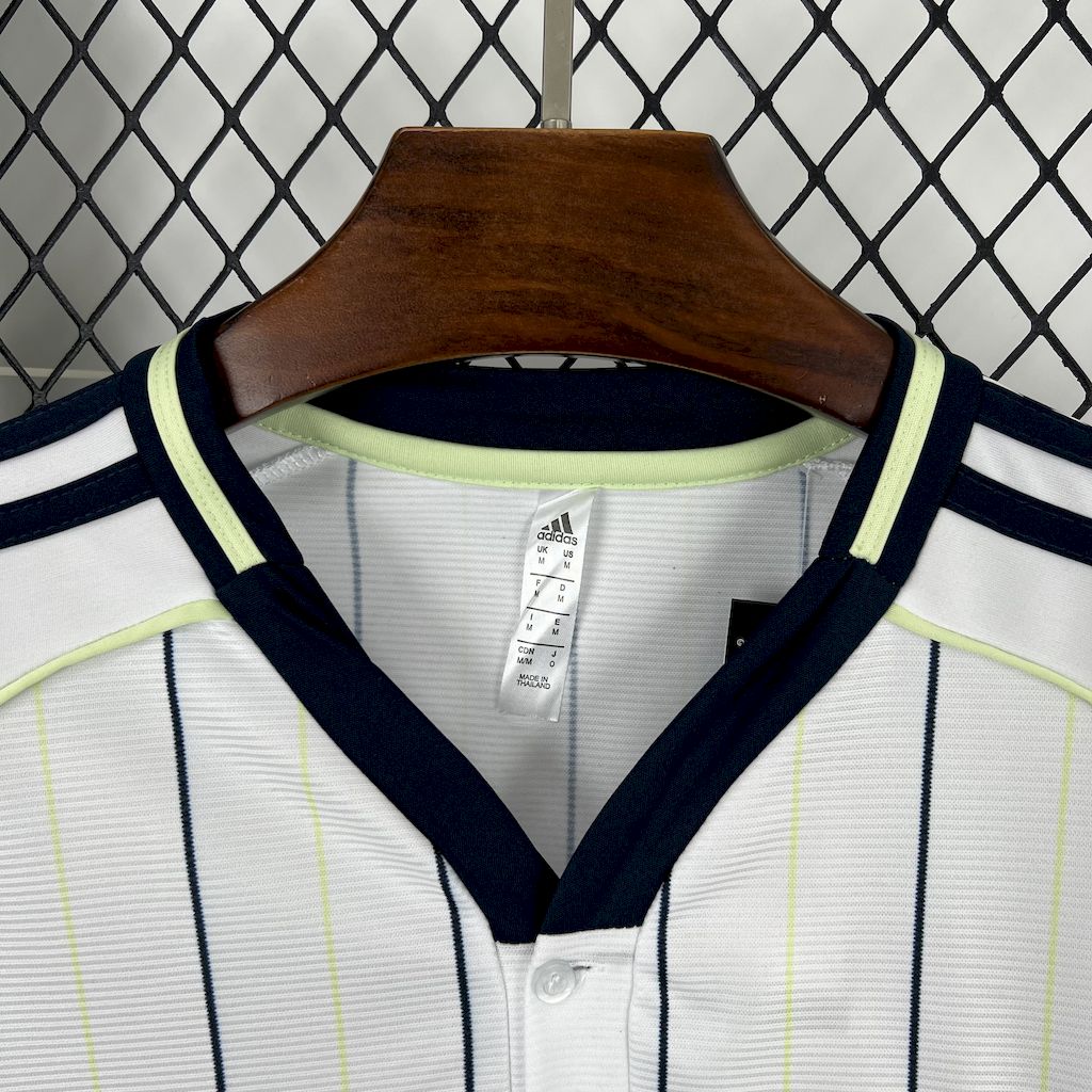 Real Madrid Home Jersey 2025/26 - Version Baseball US Pack [Slim Fit] - FutStore