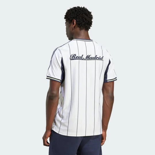 Real Madrid Home Jersey 2025/26 - Version Baseball US Pack [Slim Fit] - FutStore