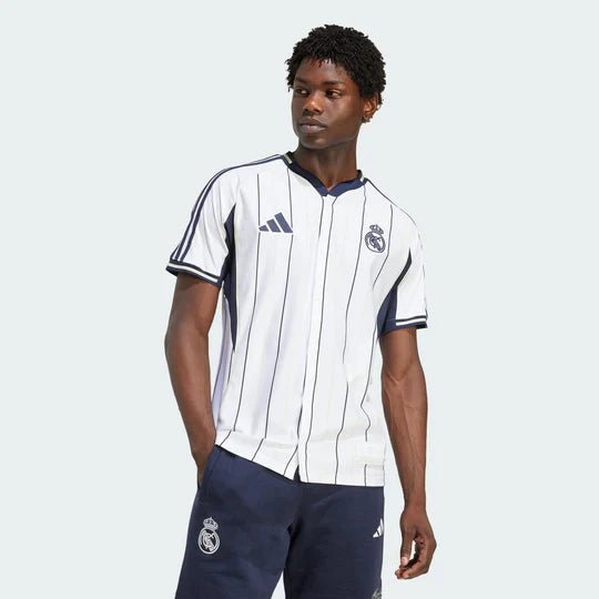 Real Madrid Home Jersey 2025/26 - Version Baseball US Pack [Slim Fit] - FutStore