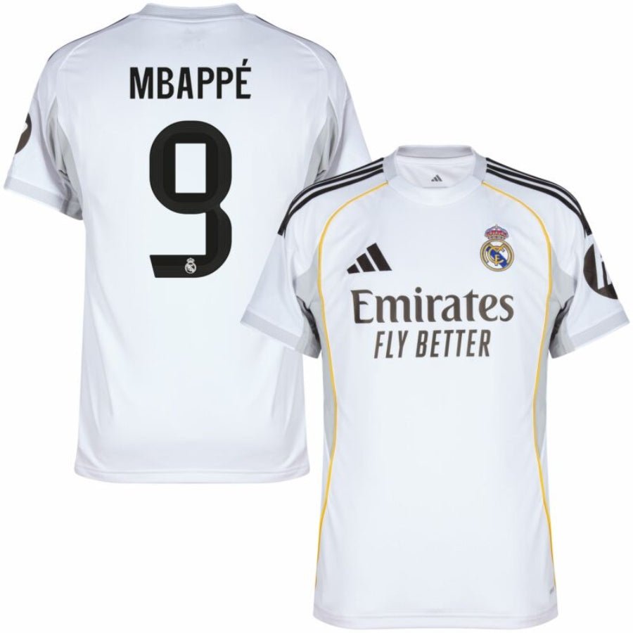 Real Madrid Mbappé 9 Home Fan Jersey 2025/26 - FutStore