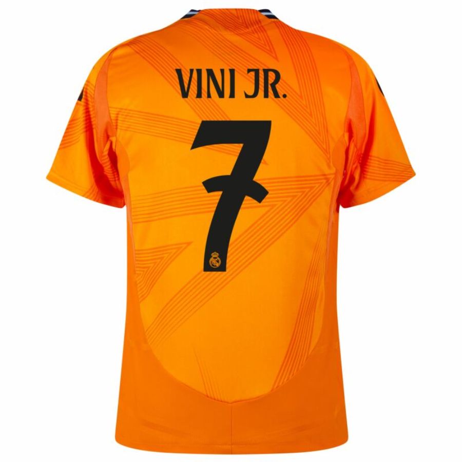 Real Madrid Vini JR. 7 Away Fan Jersey 2024/25 Patches UCL UEFA Foundation (Official Printing) - FutStore
