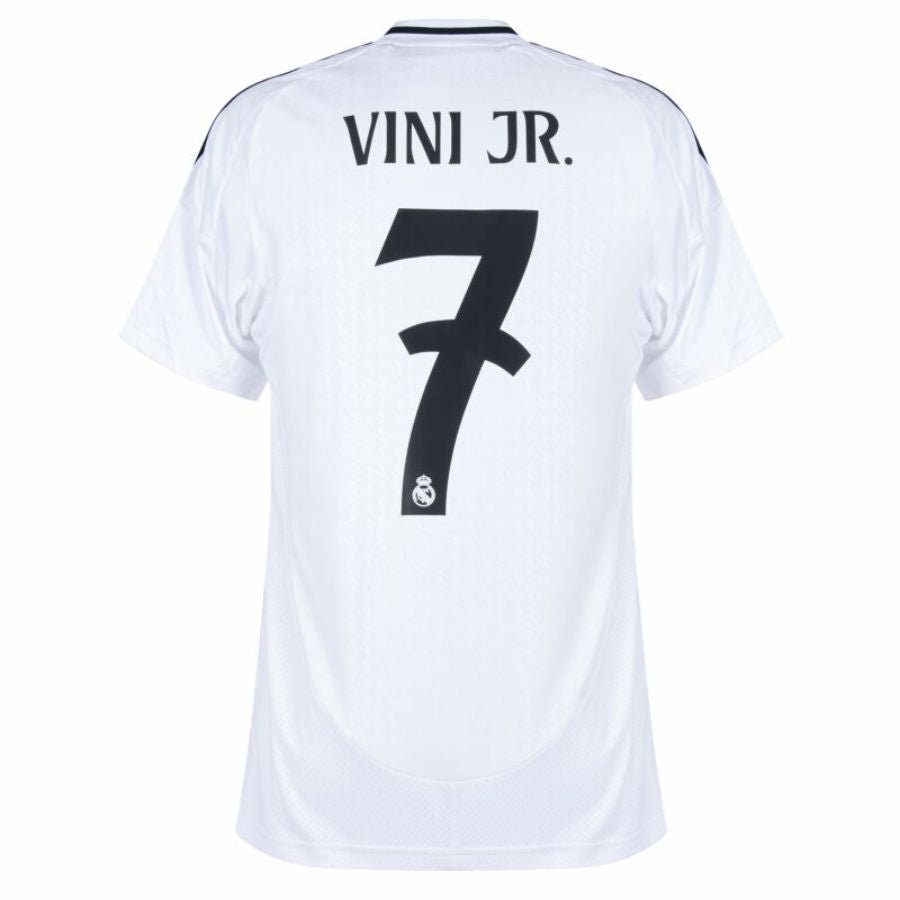 Real Madrid Vini JR. 7 Home Fan Jersey 2024/25 Patches UCL UEFA Foundation (Official Printing) - FutStore