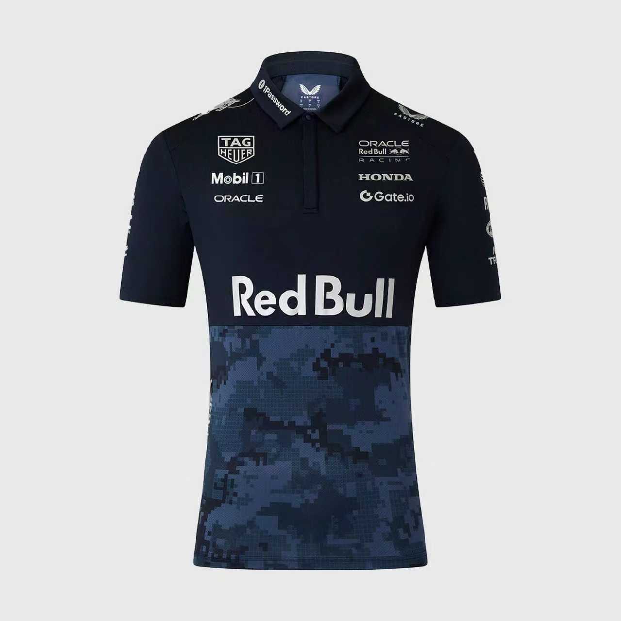 Red Bull Racing F1 x HypeBeast 2025 Special Edition Track Polo Shirt - Navy - FutStore