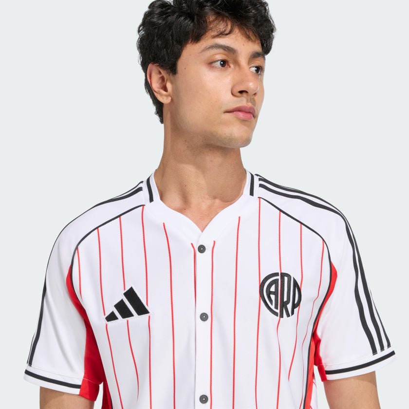 River Plate Home Jersey 2025/26 - Version Baseball US Pack [Slim Fit] - FutStore