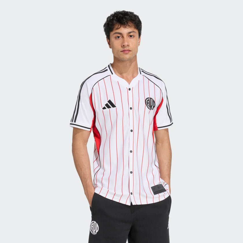 River Plate Home Jersey 2025/26 - Version Baseball US Pack [Slim Fit] - FutStore
