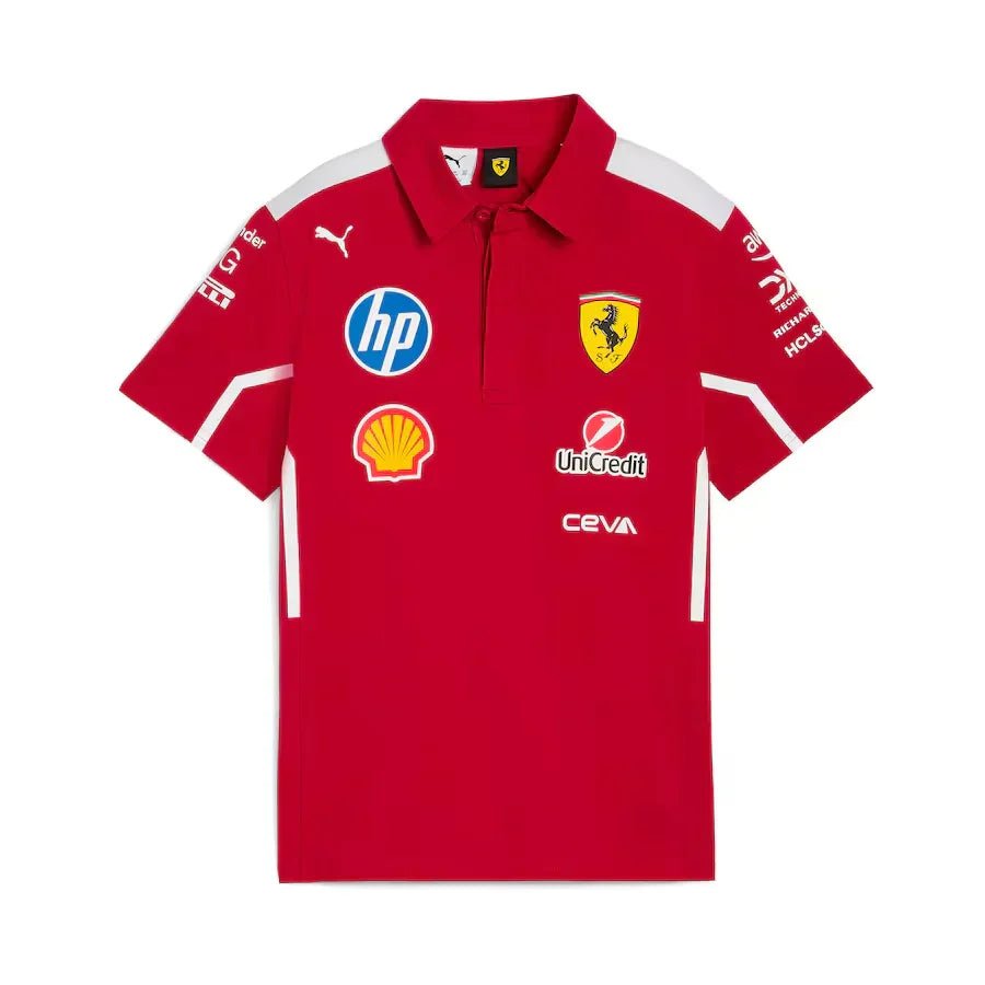 Scuderia Ferrari 2025 F1 Team Polo Formula 1 F1 - FutStore