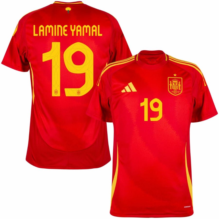 Spain Lamine Yamal 19 Home Fan Jersey 2025/26 - FutStore