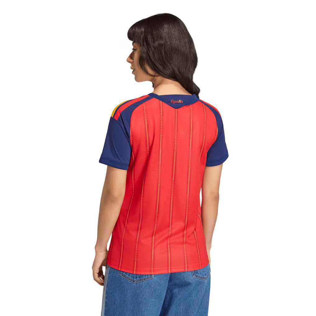 Spain Home Jersey Women's 2026 World Cup Champion - 2 stars