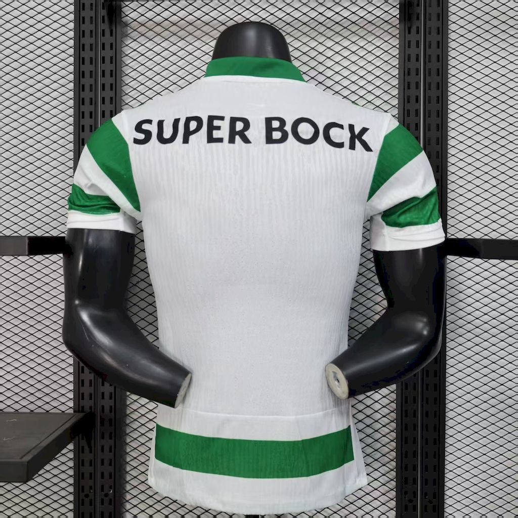 Sporting CP 2025/26 Home Jersey Player Version - Authentic Player [Slim Fit] Player [Slim Fit] Player [Slim Fit] Slim Fit - FutStore