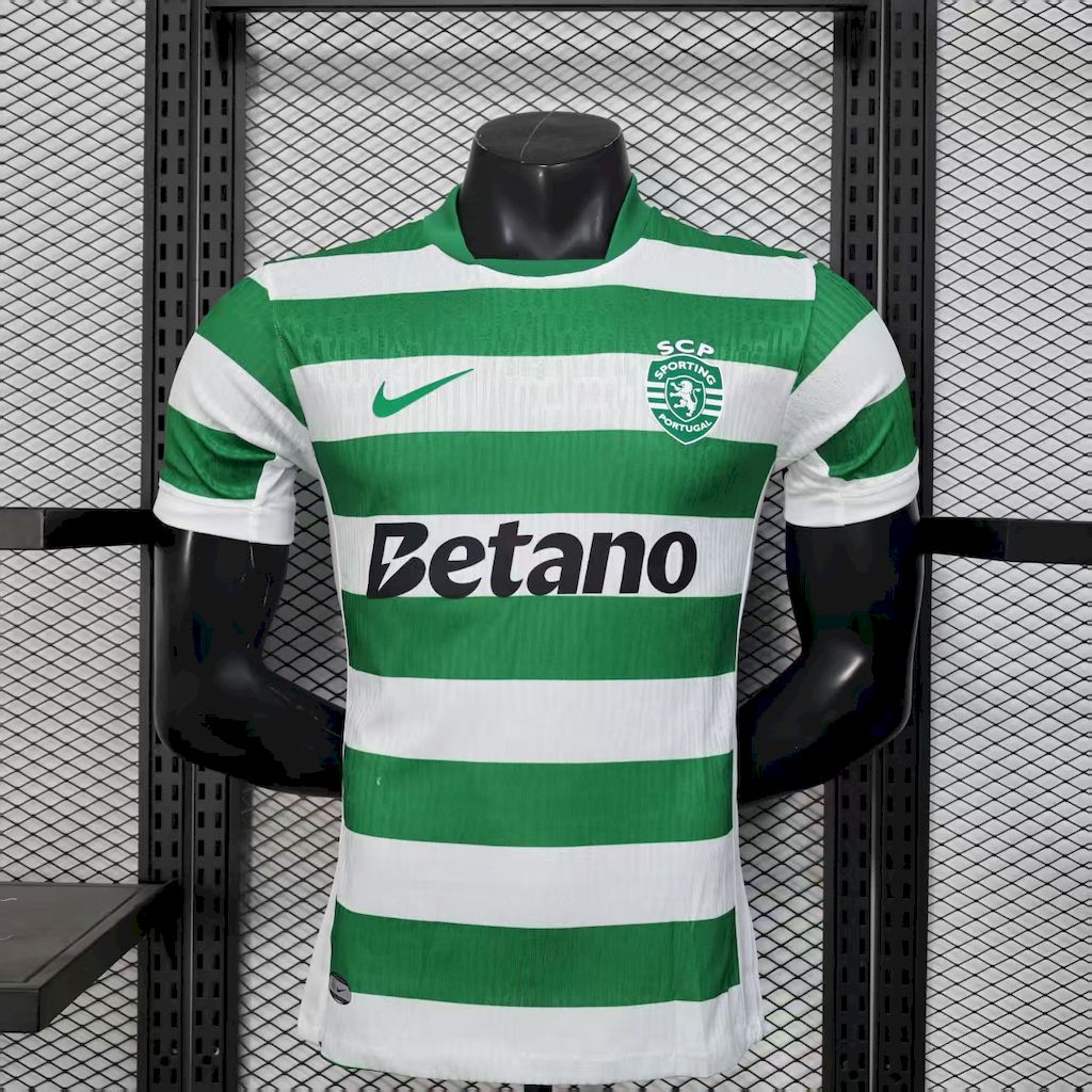 Sporting CP 2025/26 Home Jersey Player Version - Authentic Player [Slim Fit] Player [Slim Fit] Player [Slim Fit] Slim Fit - FutStore