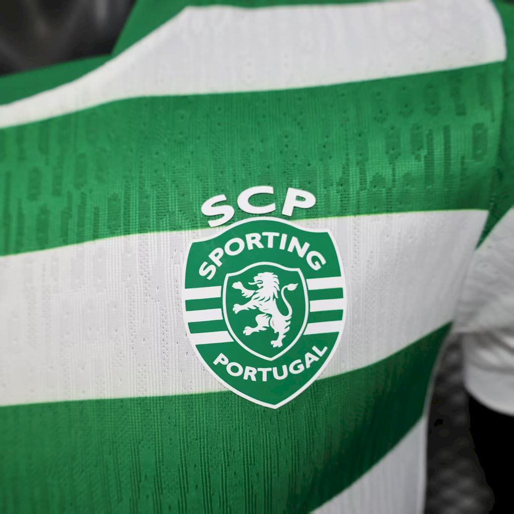 Sporting CP 2025/26 Home Jersey Player Version - Authentic Player [Slim Fit] Player [Slim Fit] Player [Slim Fit] Slim Fit - FutStore