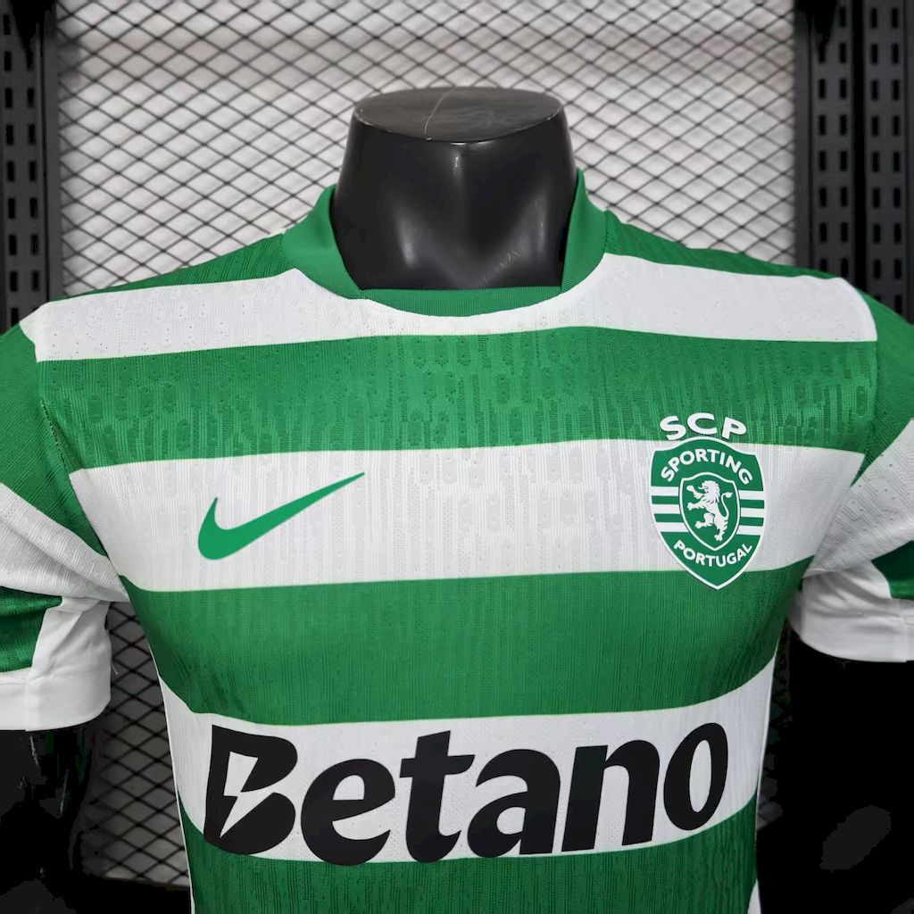 Sporting CP 2025/26 Home Jersey Player Version - Authentic Player [Slim Fit] Player [Slim Fit] Player [Slim Fit] Slim Fit - FutStore