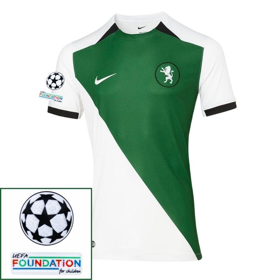 Sporting CP Fan Jersey Stromp 2024/25 Patches UCL UEFA Foundation (Official Printing) - FutStore