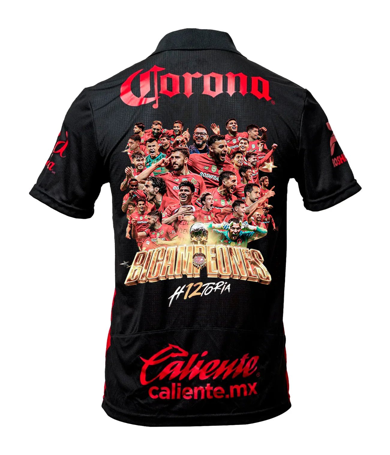 Toluca Third Negro 2025/26 - H12TORIA - FutStore