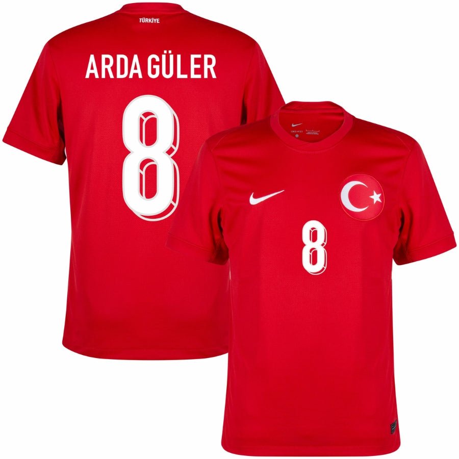 Turkey Arda Güler 8 Away Fan Jersey 2025/26 - FutStore