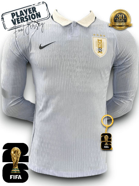 Uruguay World Cup 2026 Jersey Player Version - Long Sleeve - FutStore