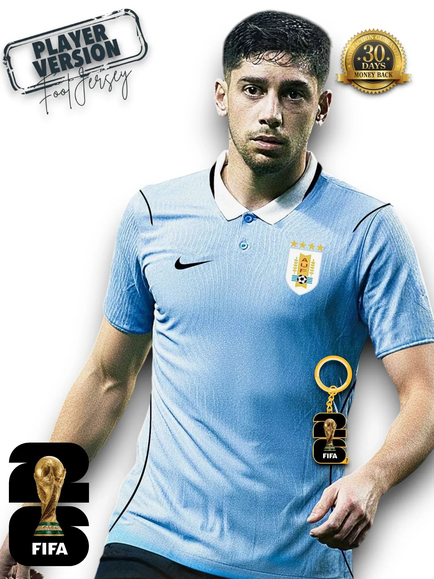 Uruguay World Cup 2026 Jersey - Player Version - FutStore