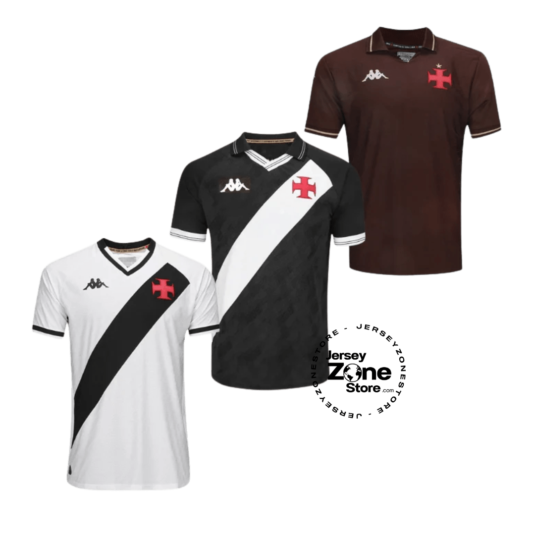 Vasco da Gama Home, Away e Third 2025/26 - Kit 3 - Fan Version - FutStore